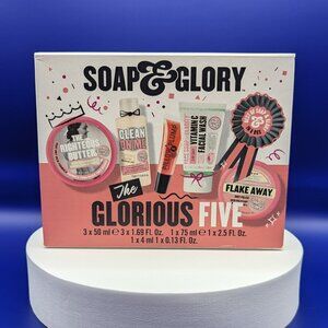 Soap & Glory The Glorious Five Gift Set NIB Sealed 5 Pc TS Face & Body Skincare